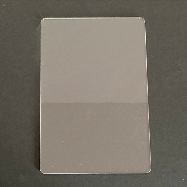 Plaque rectangle plexiglas coin arrondis 15cm/10cm (divers coloris)