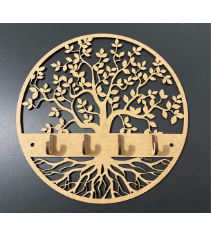 porte clés mural arbre de vie