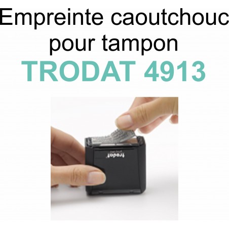 Empreinte pour tampon trodat printy 4913 58x22mm