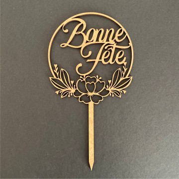 topper bonne fête