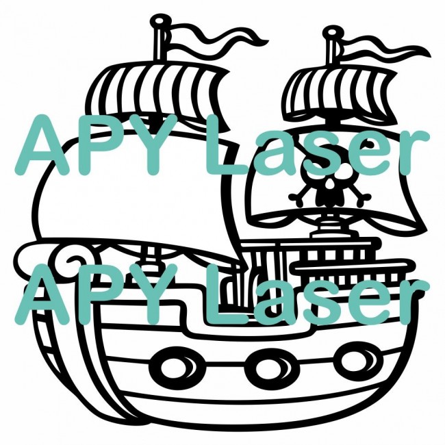 Décoration bateau de pirate vectoriel (cdr, ai, dxf, svg)