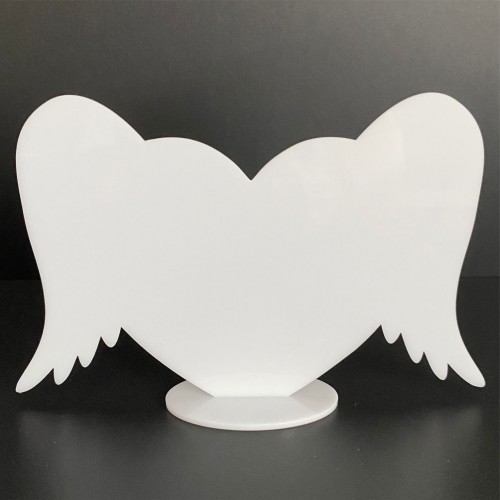 présentoir cœur aile d'ange plexiglas présentoir cœur aile d'ange plexiglas