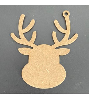 tête de renne mdf