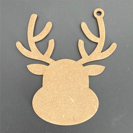 tête de renne mdf