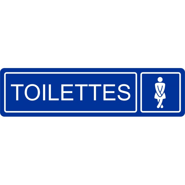 Plaque toilettes femme