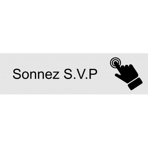 Plaque de boîtes aux lettres sonnez svp Plaque de boîtes aux lettres sonnez svp