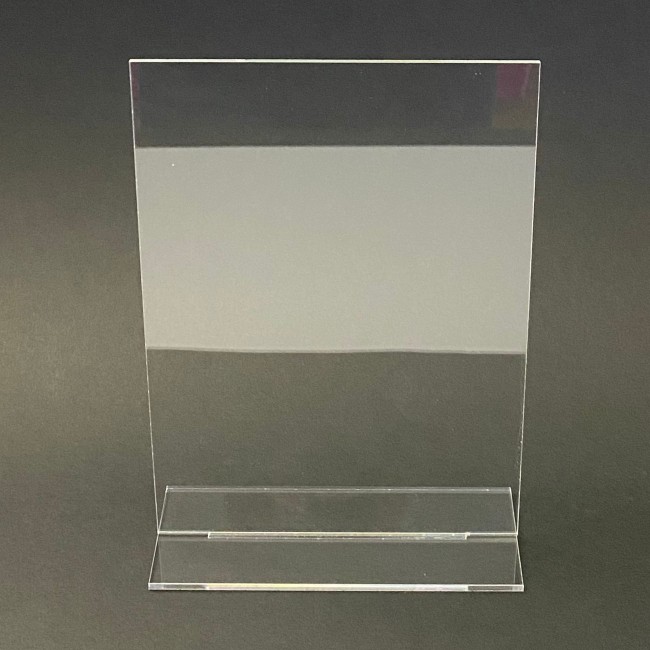 Présentoir rectangle avec socle plexiglas 39cm/28cm