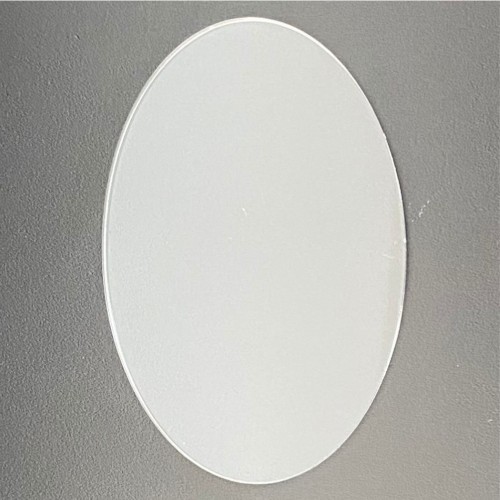 Plaque émaillée en céramique pour nom et chiffre maison ovale motif
