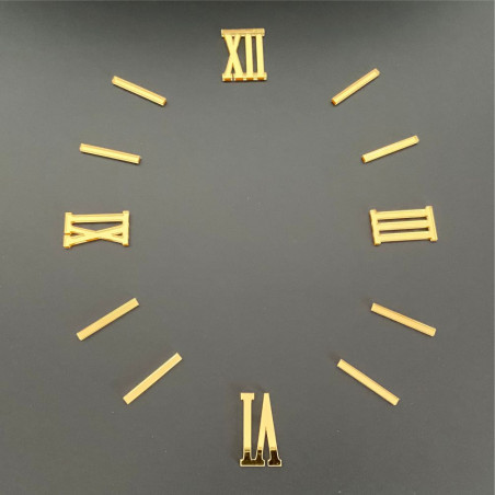 Chiffres plexiglas pour horloge