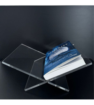 porte livre plexiglas