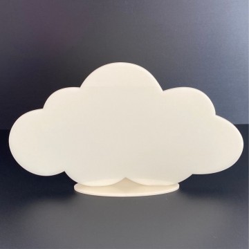 Présentoir nuage avec socle plexiglas 39cm (divers coloris)