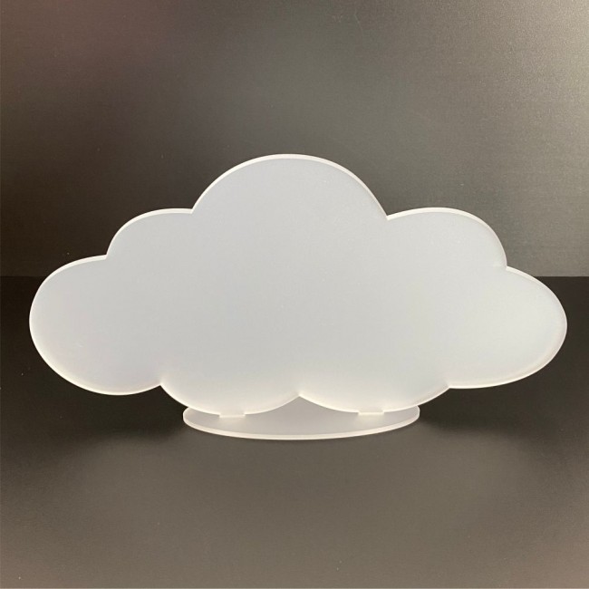 Présentoir nuage avec socle plexiglas 39cm (divers coloris)