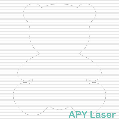 Plaque ourson plexiglas Plaque ourson plexiglas