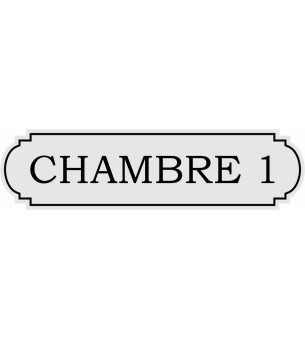 Plaque chambre acrylique...