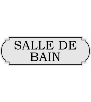Plaque salle de bain...