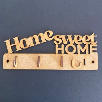 Plaque de porte-clés home sweet home