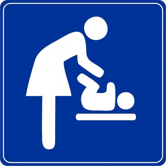 Plaque toilette change bébé