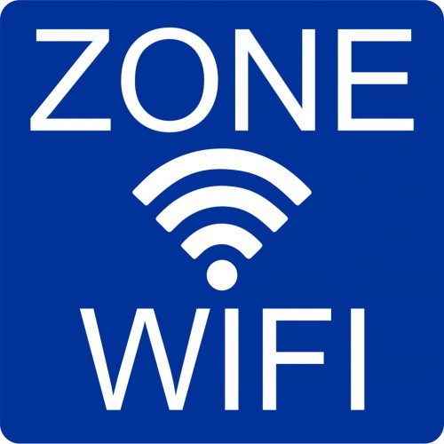 Plaque zone wifi Plaque zone wifi