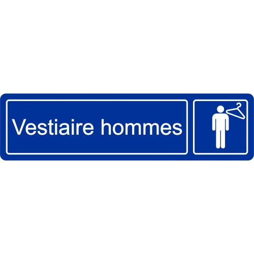 Plaque vestiaire homme Plaque vestiaire homme