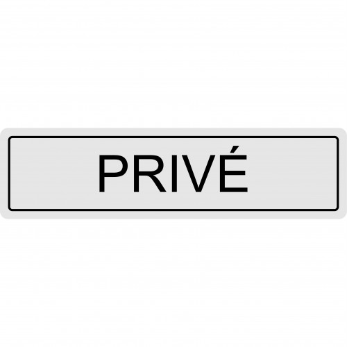 Plaque porte privé Plaque porte privé