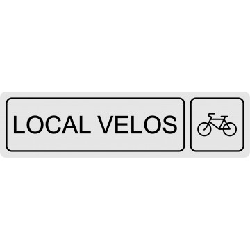 Plaque local vélos